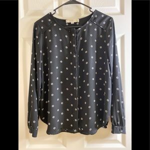 Loft button up blouse